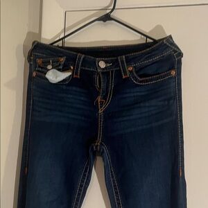 True Religion Dark Indigo Skinny Jeans